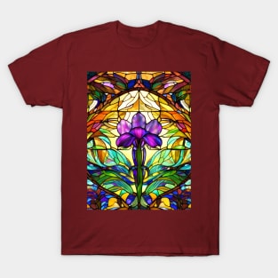 Stained Glass Lily T-Shirt